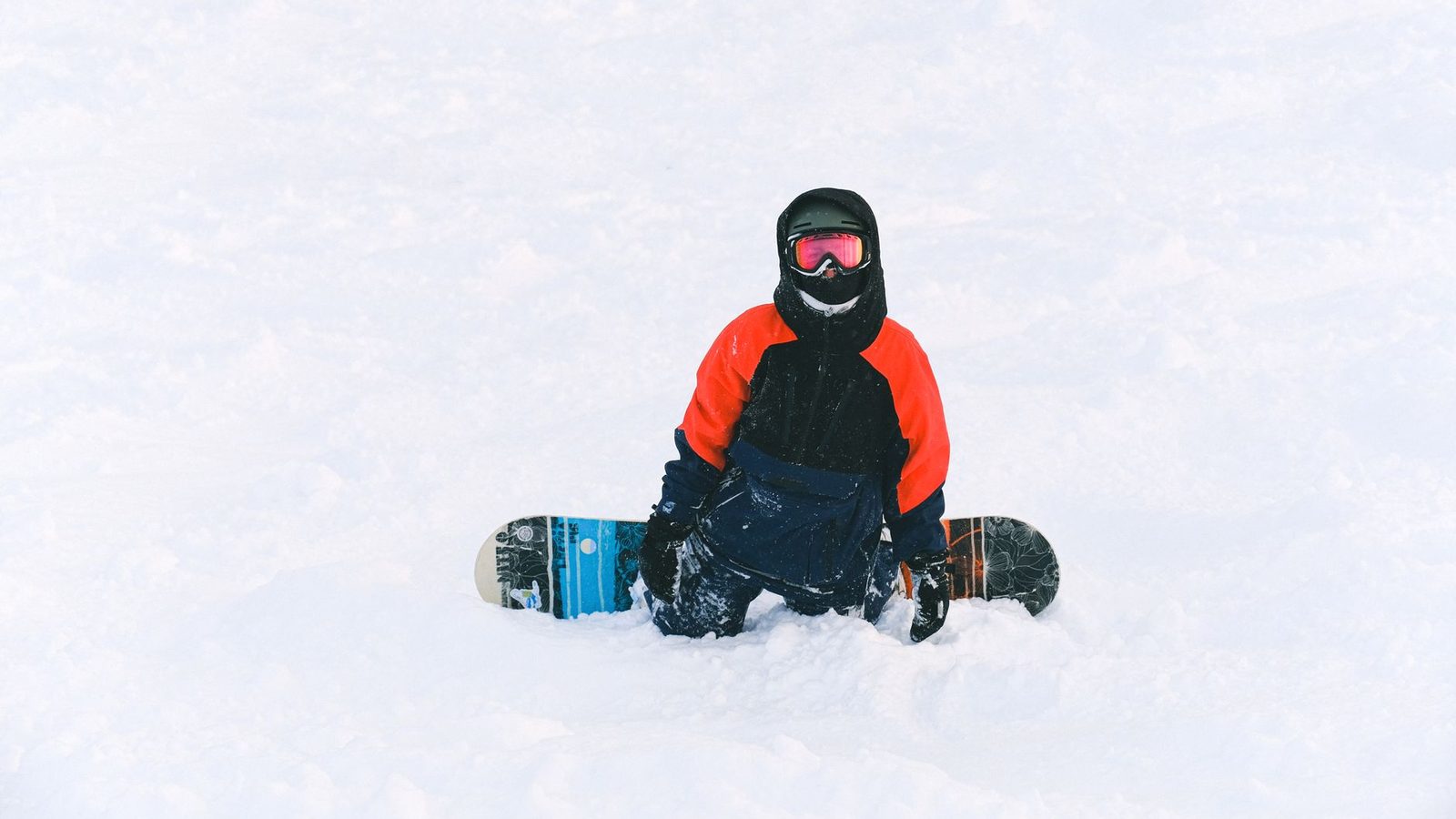 Hokkaido powder snowboard instructor